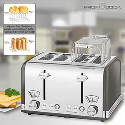 Тостер Profi Cook PC-TA 1194 Anthracite - мініатюра 4