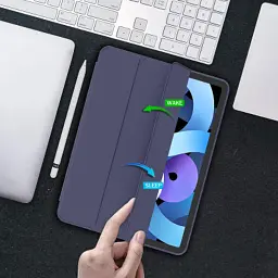 Чохол до планшета BeCover Tri Fold Soft TPU Apple iPad Air 11" M4 2026 Deep Blue (715230) - миниатюра 7