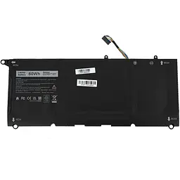 Батарея для ноутбука Dell PW23Y (XPS 13 9360 series) 7.6V 7900mAh Чорний - мініатюра 2