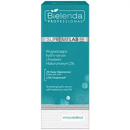 Розгладжуюча гідросироватка Bielenda Supremelab Hyalu Minerals з 2% гіалуронової кислоти 30 мл - мініатюра 3