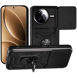 Чохол Ummi Camshield Serge Ring для Xiaomi Poco F7 Ultra Чорний / Black