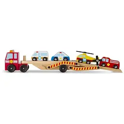 Аварійний перевізник-трейлер Melissa & Doug дерев'яний (MD14610) - мініатюра 2