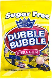 Жувальна гумка America's Original Dubble Bubble Sugar-Free 92г