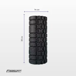 Масажний ролик EasyFit Grid Roller EPP 33 см - мініатюра 4