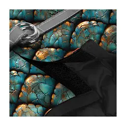 Шлея для собак WAUDOG Clothes м'яка з QR адресником "Луска" XS3 (222-0179) - мініатюра 3