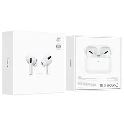 Навушники TWS Hoco EW05 Plus вакуумні з бездротовою зарядкою білий - мініатюра 6