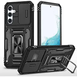 Ударостійкий чохол Camshield Army Ring для Samsung Galaxy A57 5G Чорний / Black