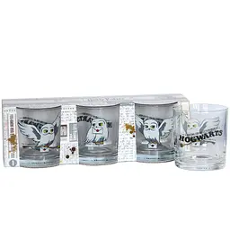 Набір склянок Warner Bros Chile Harry Potter Hedwig 250 мл 3 шт. (86005451) - мініатюра 4