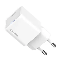 Зарядний пристрій ColorWay GaN Mini 30W PD Port PPS USB-C white (CW-CHS054PD-WT) - мініатюра 5