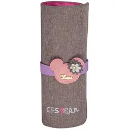 Пенал Cool For School Bear 1 відділення Сірий (CF86651-02)