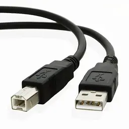 Кабель USB 2.0 AM - USB BM, 4.5 м, чорний, Cablexpert, феритовий фільтр (CCF-USB2-AMBM-15)
