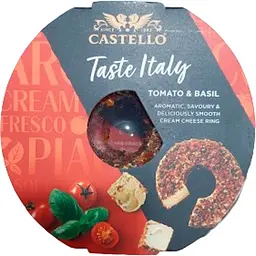 Крем-сир Castello Taste Italy Tomato&Basil 125 г