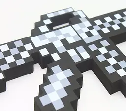 Піксельний залізний автомат Minecraft майнкрафт. Оригінал - мініатюра 2