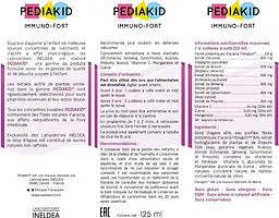 Сироп для зміцнення імунітету Pediakid Immuno-Fort 125 мл - мініатюра 2