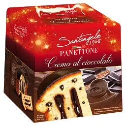 Панеттоне Santangelo Panettone crema di cioccolato з шоколадним кремом 908г.
