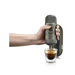 Портативна еспресо-кавоварка Wacaco Nanopresso темно-сіра з чохлом, механічна, для меленої кави - мініатюра 2