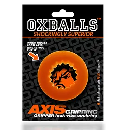 Ерекційне кільце Oxballs Axis Rib Griphold 5 см (помаранчевий) - мініатюра 7
