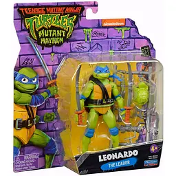 Уцінка. Ігрова фігурка TMNT Черепашки-ніндзя Movie III Леонардо, 11,5 см (83281) - мініатюра 6