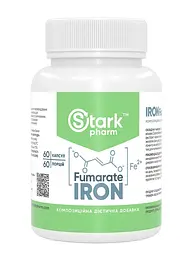 Заліза фумарат Stark Pharm Iron Fumarate 50 mg 60 caps (1086-2023-10-2671)