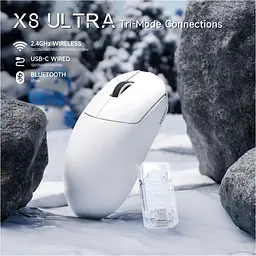 Миша Attack Shark X8 Ultra Wireless White (AS-6972792471839-W) [159863] - мініатюра 4