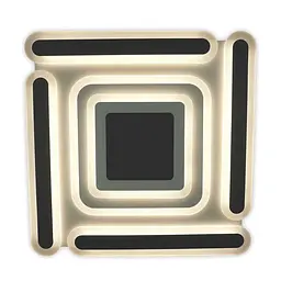 Світильник LED smart MATRIX+пульт 120W 3000-6000K IP20 чорний квадрат Violux ( 220505 )
