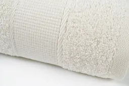 Рушник махровий Lotus Home - Dena krem кремовий 50x90 - мініатюра 5