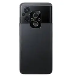 Захисне скло на камеру DK 3D Color Glass для Xiaomi Redmi 11 Prime black - мініатюра 2