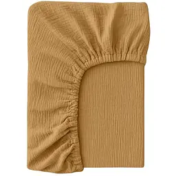 Простирадло на резинці муслін Cosas Mustard 200х200х20 см (08Muslin_Mustard_200x200x20)
