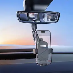 Автомобільний тримач на дзеркало заднього огляду Hoco H17 Waves Rearview Mirror car holder - мініатюра 5