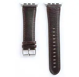 Шкіряний ремінець Primo для Apple Watch 38 мм, 40 мм, 41 мм Dark Brown - мініатюра 3