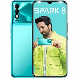 Смартфон Tecno Spark 8 4/64GB Turquoise Cyan (Global)