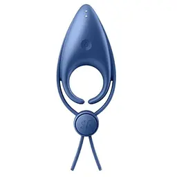 Ерекційне віброкільце-ласо з регулюванням розміру Satisfyer Sniper Blue