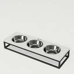 Hollky Base Bar — три миски на підставці (3 × 0,45 л) - мініатюра 4