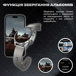 Смарт-годинник Smart watch Haylou Solar 5 з функцією голосового виклику, дзвінки по Bluetooth HD-дисплей моніторинг здоров'я та AMOLED-дисплеєм 1.43" Silver - мініатюра 9
