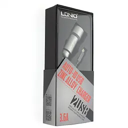 Автомобільний зарядний пристрій LDNIO C302 3.6 A 2 USB/micro-USB - мініатюра 2