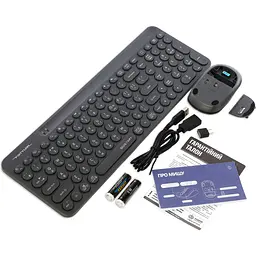 Комплект (клавіатура + миша) A4Tech Fstyler FG3300 Air2 Gray (4711421997416) [150739] - мініатюра 8