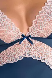 Сорочка та стрінги Casmir Selina L/XL синій - мініатюра 2