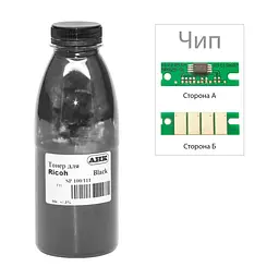 Тонер Ricoh Aficio SP200, 90г Black +chip AHK (3202846)