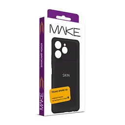 Чохол MAKE Tecno Spark 40 Skin Black - мініатюра 2