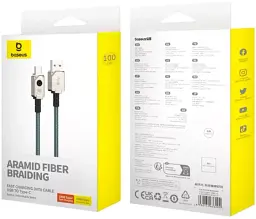 Кабель Baseus Unbreakable Series Fast Charging Cable USB to Type-C 100W 1m P10355801221-00 White - мініатюра 5