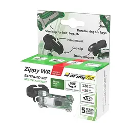 Ліхтар Armytek Zippy WR Extended Set Green (F09101GR) - мініатюра 8