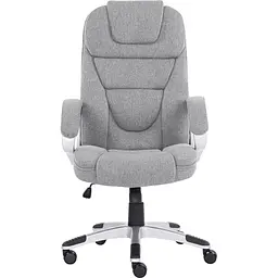 Офісне крісло GT Racer X-2852 Classic Fabric, сіре (X-2852 Classic Fabric Gray) - мініатюра 1