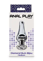 Toy Joy Medium Diamond Bum Bijou - Анальна пробка Toy Joy 10271 97074 - мініатюра 4
