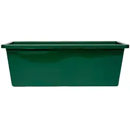 Ящик балконний MM-plast 100 см 13 л зелений (B100-2)