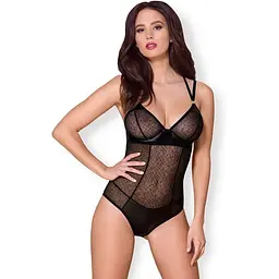 Боді Obsessive 859-TED-1 L/XL чорний