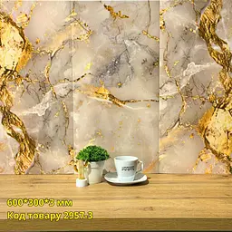 Самоклеюча плитка мармур Loft Expert Дакс 600*300*3 мм - мініатюра 2