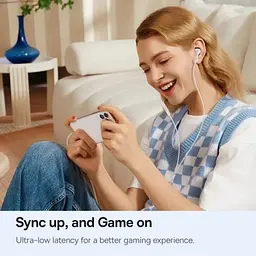 Навушники Baseus Encok HZ20 WiЧервоний Earphones Moon білий - мініатюра 3