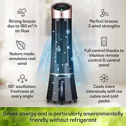 Охолоджувач повітря Klarstein Skyscraper Ice 4-in-1 Бронза (10035835) - мініатюра 7