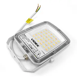 LED прожектор VIDEX F5 30W 3000-5000-6500K 230V, білий (VL-F5-030CW) - мініатюра 3