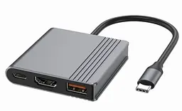 Адаптер Cablexpert A-CM-COMBO3-05, USB Type-C 3-в-1